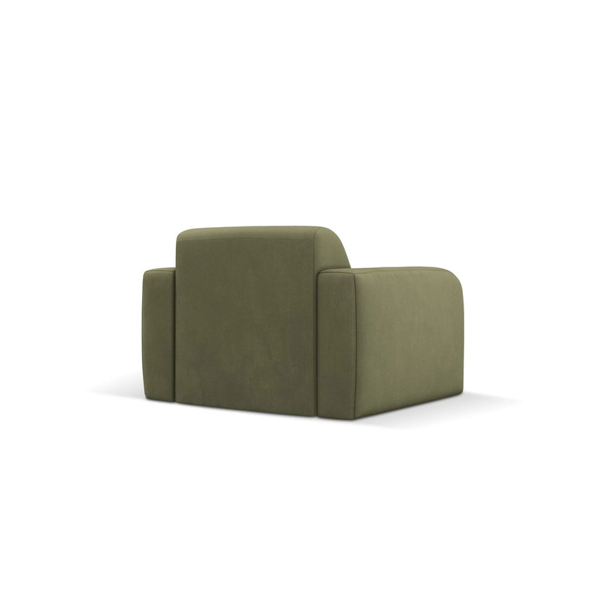 Molino Sessel mit Bezug aus Chenille (Reb18) in Light Green, 105x95 cm – Bild 4