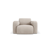 Molino Sessel mit Bezug aus Chenille (Reb25) in Beige, 105x95 cm – Bild 1