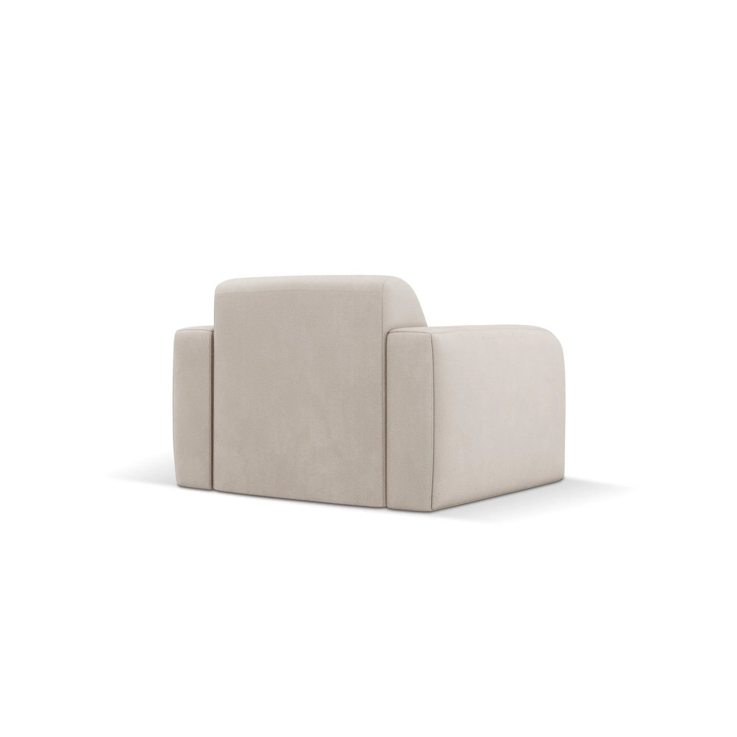 Molino Sessel mit Bezug aus Chenille (Reb25) in Beige, 105x95 cm – Bild 4