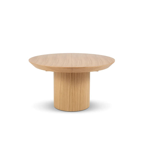 Nicole ausziehbarer Esstisch aus Eichenfurnier und Eiche, 130-180 cm - ZEN ZONE Furniture
