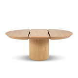 Nicole ausziehbarer Esstisch aus Eichenfurnier und Eiche, 130-180 cm - ZEN ZONE Furniture