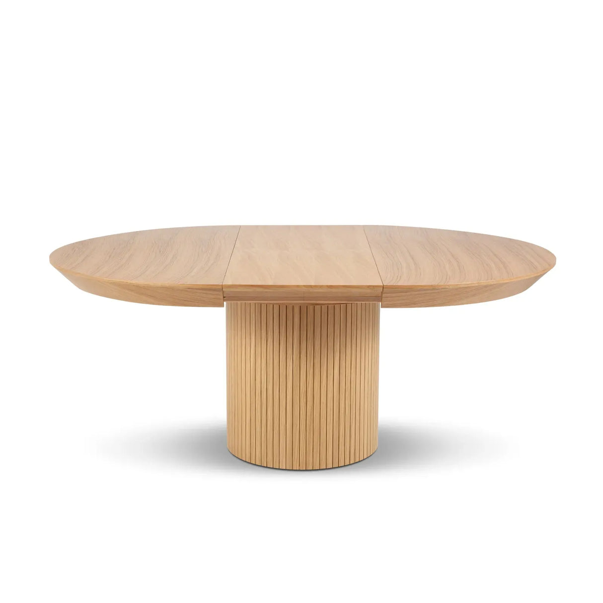Nicole ausziehbarer Esstisch aus Eichenfurnier und Eiche, 130-180 cm - ZEN ZONE Furniture