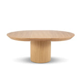 Nicole ausziehbarer Esstisch aus Eichenfurnier und Eiche, 130-180 cm - ZEN ZONE Furniture