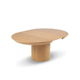 Nicole ausziehbarer Esstisch aus Eichenfurnier und Eiche, 130-180 cm - ZEN ZONE Furniture