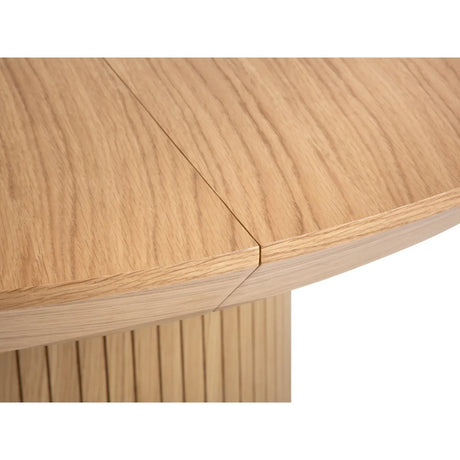 Nicole ausziehbarer Esstisch aus Eichenfurnier und Eiche, 130-180 cm - ZEN ZONE Furniture