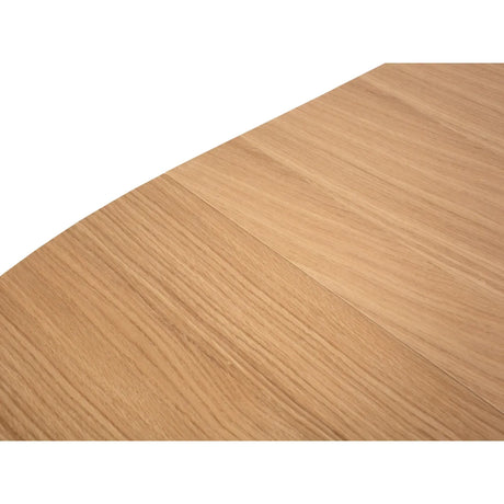 Nicole ausziehbarer Esstisch aus Eichenfurnier und Eiche, 130-180 cm - ZEN ZONE Furniture