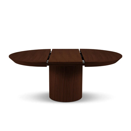 Nicole ausziehbarer Esstisch aus Eichenfurnier und Eiche, 130-180 cm - ZEN ZONE Furniture