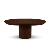 Nicole ausziehbarer Esstisch aus Eichenfurnier und Eiche, 130-180 cm - ZEN ZONE Furniture