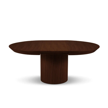 Nicole ausziehbarer Esstisch aus Eichenfurnier und Eiche, 130-180 cm - ZEN ZONE Furniture