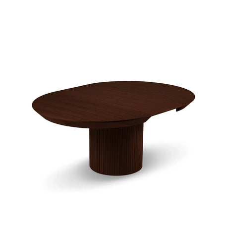 Nicole ausziehbarer Esstisch aus Eichenfurnier und Eiche, 130-180 cm - ZEN ZONE Furniture