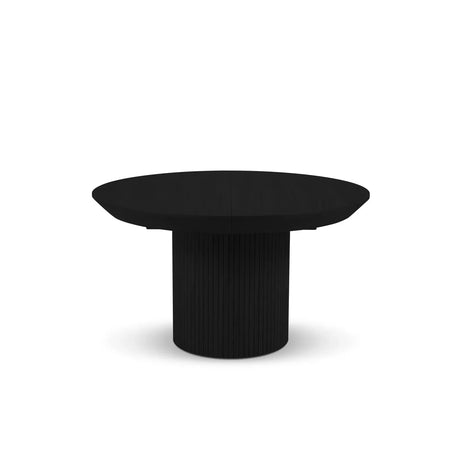 Nicole ausziehbarer Esstisch aus Eichenfurnier und Eiche, 130-180 cm - ZEN ZONE Furniture