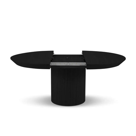 Nicole ausziehbarer Esstisch aus Eichenfurnier und Eiche, 130-180 cm - ZEN ZONE Furniture
