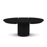 Nicole ausziehbarer Esstisch aus Eichenfurnier und Eiche, 130-180 cm - ZEN ZONE Furniture