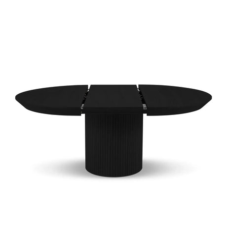 Nicole ausziehbarer Esstisch aus Eichenfurnier und Eiche, 130-180 cm - ZEN ZONE Furniture