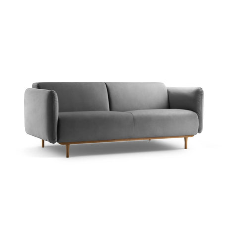 Noomi 2-Sitzer Sofa aus Samt (PariSte) in Grau, 162x94 cm – Bild 3