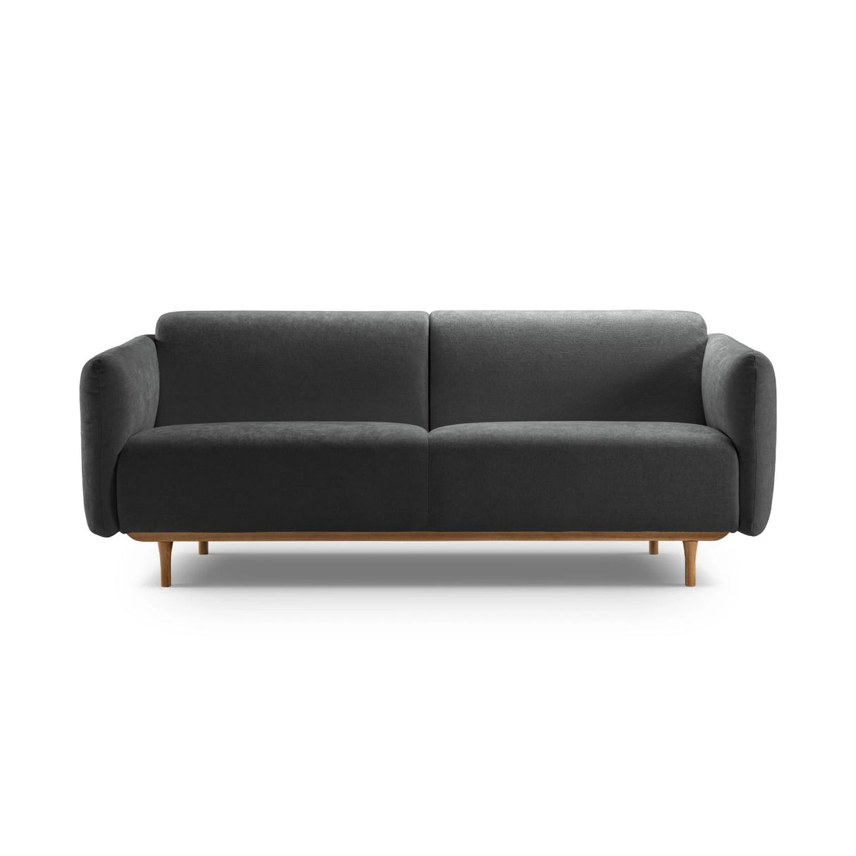 Noomi 2-Sitzer Sofa aus Strukturierter Stoff (Lib21) in Graphit, 162x94 cm – Bild 1