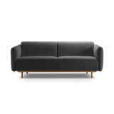 Noomi 2-Sitzer Sofa aus Strukturierter Stoff (Lib21) in Graphit, 162x94 cm – Bild 1