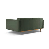 Noomi 3-Sitzer Sofa aus Samt oder Strukturstoff, 196x94 cm – Bild 5