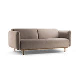Noomi 3-Sitzer Sofa aus Samt (PariKha) in Concrete, 196x94 cm – Bild 3