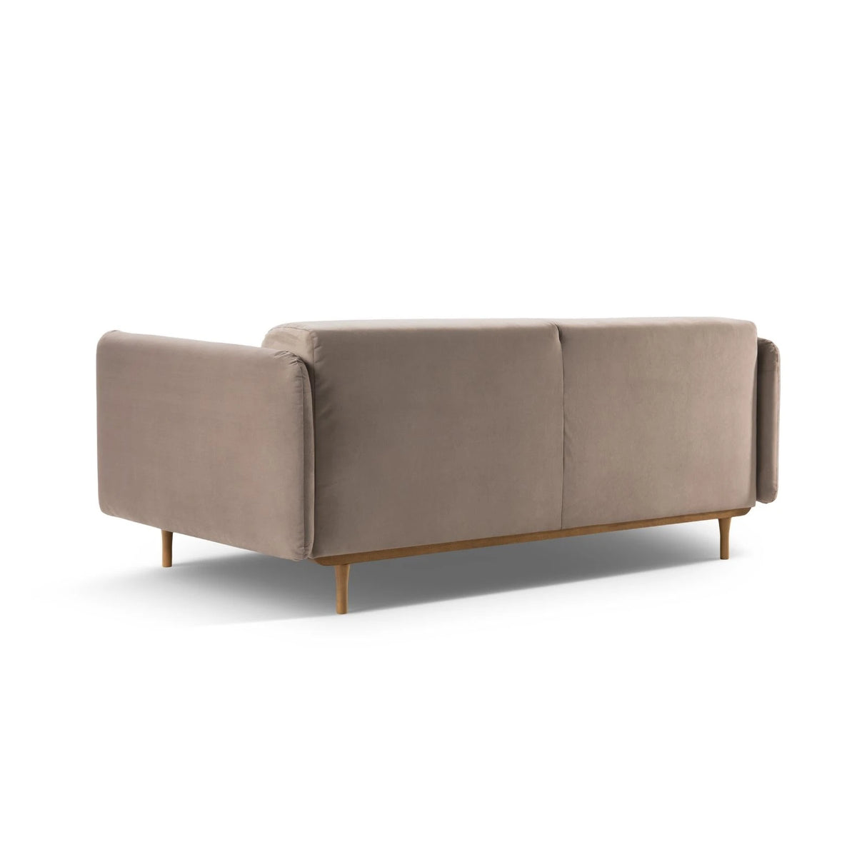 Noomi 3-Sitzer Sofa aus Samt (PariKha) in Concrete, 196x94 cm – Bild 5