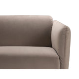 Noomi 3-Sitzer Sofa aus Samt (PariKha) in Concrete, 196x94 cm – Bild 6