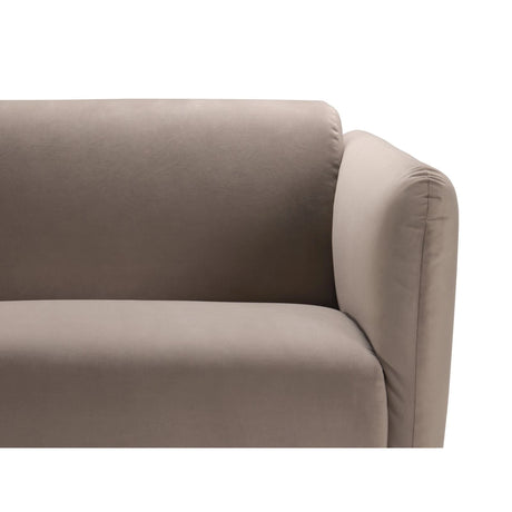 Noomi 3-Sitzer Sofa aus Samt (PariKha) in Concrete, 196x94 cm – Bild 6