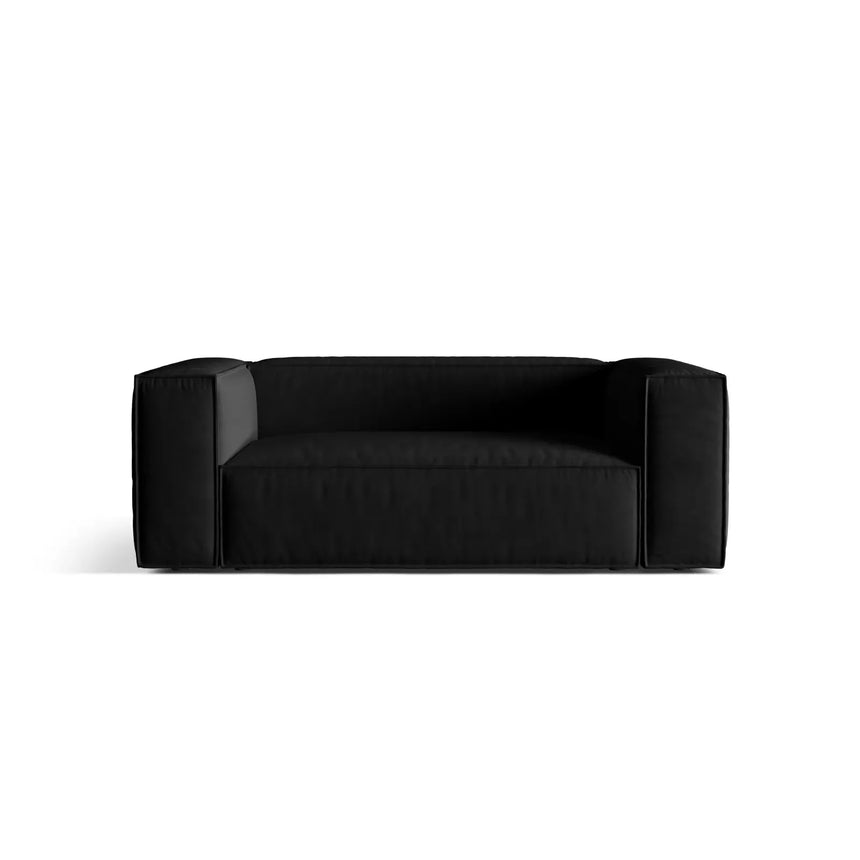 Nuria 2-Sitzer Sofa mit Bezug in Samt, Strukturstoff oder Boucle-Stoff, 170x110 cm - ZEN ZONE Furniture