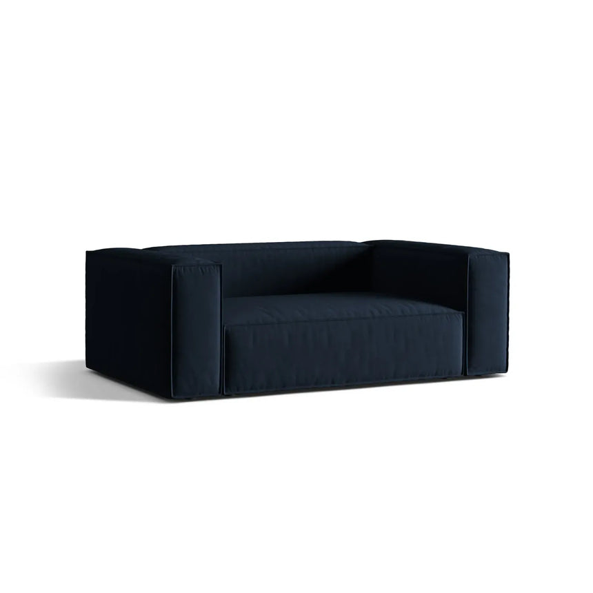 Nuria 2-Sitzer Sofa mit Bezug in Samt, Strukturstoff oder Boucle-Stoff, 170x110 cm - ZEN ZONE Furniture