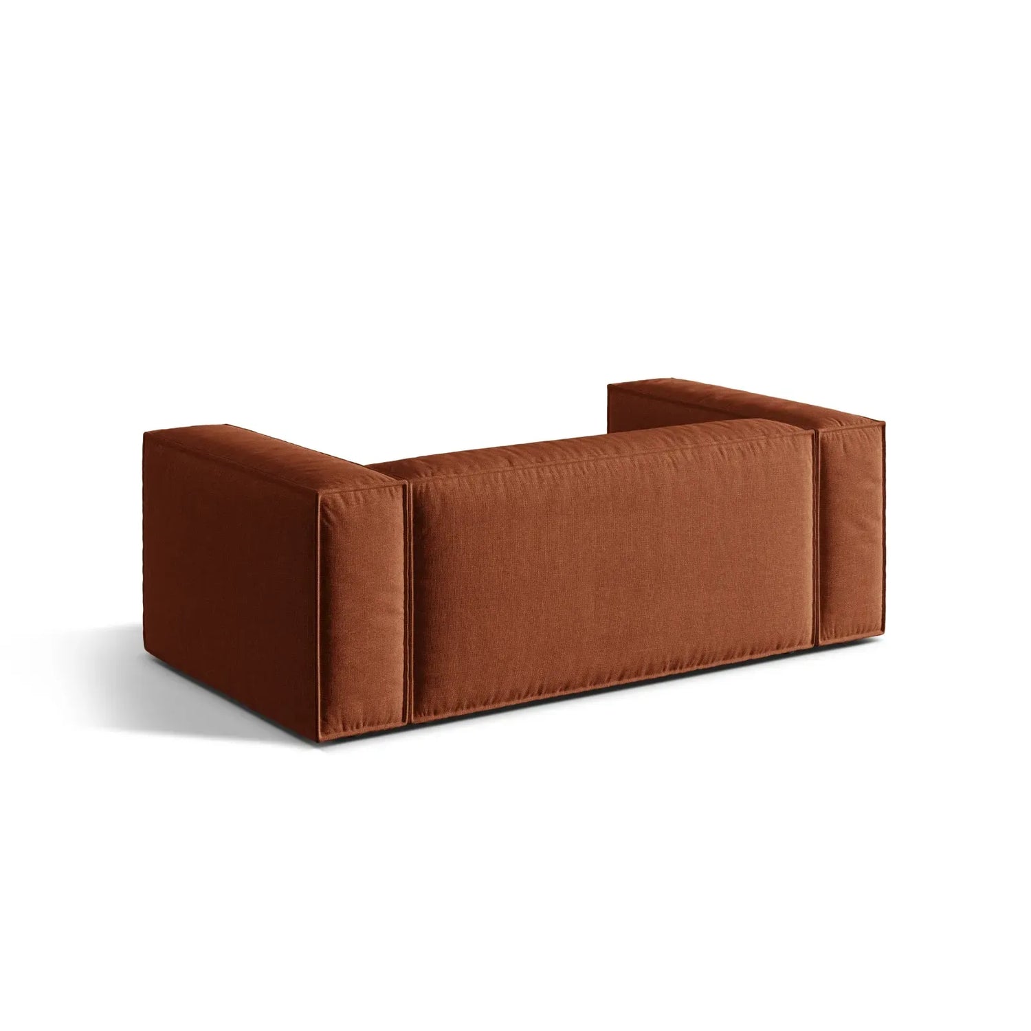 Nuria 2-Sitzer Sofa mit Bezug in Samt, Strukturstoff oder Boucle-Stoff, 170x110 cm - ZEN ZONE Furniture