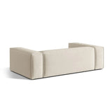 Nuria 3-Sitzer Sofa mit Bezug in Samt, Strukturstoff oder Boucle-Stoff, 210x110 cm - ZEN ZONE Furniture