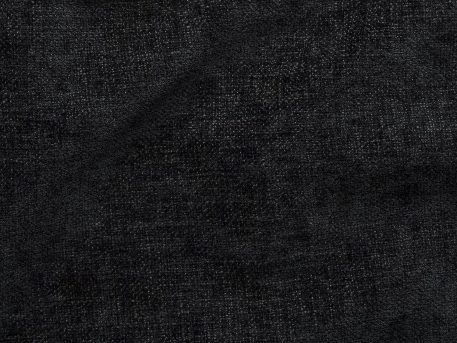 Nuria 3-Sitzer Sofa mit Bezug aus Strukturierter Stoff (Lib22) in Schwarz, 210x110 cm – Bild 4