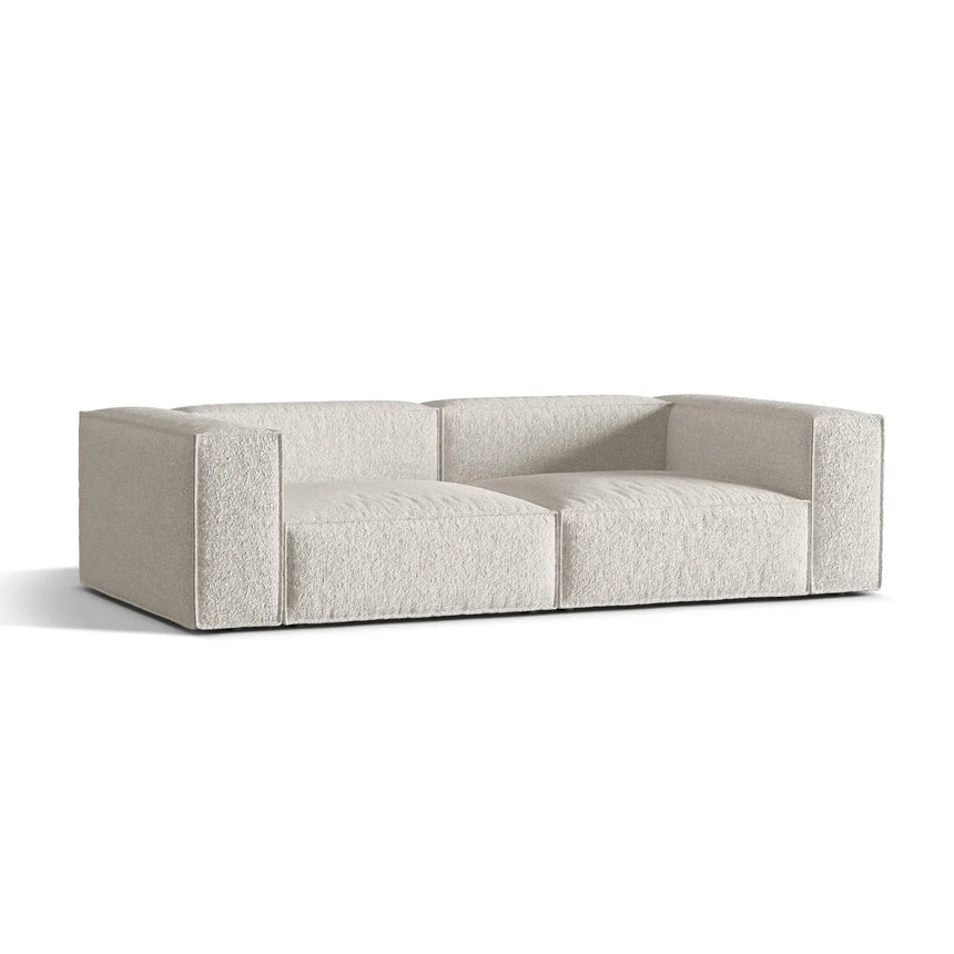Nuria 4-Sitzer Sofa mit Bezug in Samt, Strukturstoff oder Boucle-Stoff, 250x110 cm - ZEN ZONE Furniture