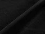 Nuria 4-Sitzer Sofa mit Bezug aus Samt (PariBla) in Schwarz, 250x110 cm – Bild 4