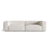 Nuria 5-Sitzer Sofa mit Bezug aus Boucle (MonPea) in Grey Beige Melange, 110x290 cm – Bild 1