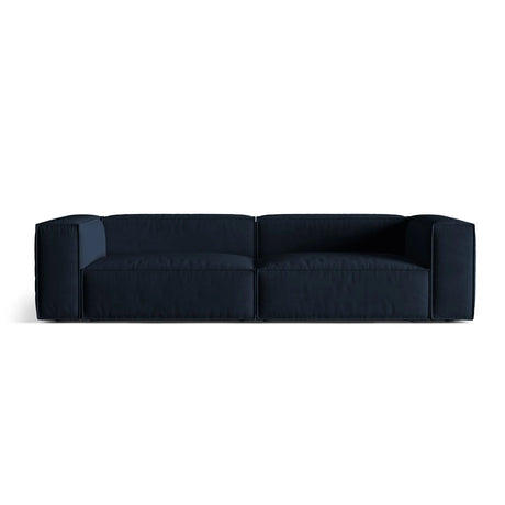 Nuria 5-Sitzer Sofa mit Bezug aus Samt (PariDB) in Dunkelblau, 110x290 cm – Bild 1