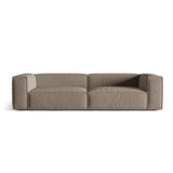 Nuria 5-Sitzer Sofa mit Bezug aus Samt (PariKha) in Concrete, 110x290 cm – Bild 1