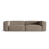Nuria 5-Sitzer Sofa mit Bezug aus Samt (PariKha) in Concrete, 110x290 cm – Bild 1