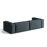 Nuria 5-Sitzer Sofa mit Bezug aus Strukturierter Stoff (Lib13) in Deep Petrol, 110x290 cm – Bild 4