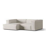 Nuria Ecksofa Links, mit Bezug aus Boucle (MonPea) in Grey Beige Melange, 147x252 cm – Bild 3
