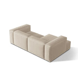 Nuria Ecksofa Links, mit Bezug aus Samt, Boucle oder Strukturstoff, 147x252 cm – Bild 5