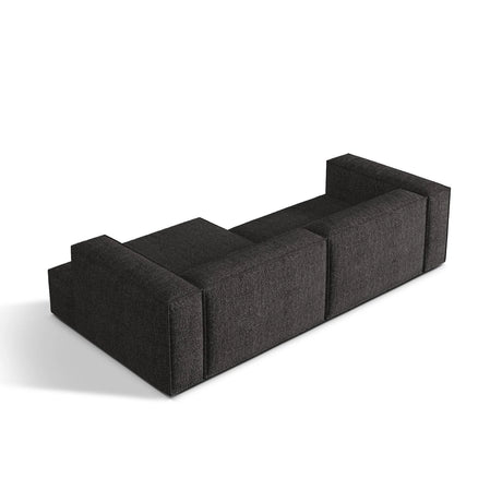 Nuria Ecksofa Rechts, mit Bezug aus Boucle (MoAn) in Anthrazit, 147x292 cm – Bild 5