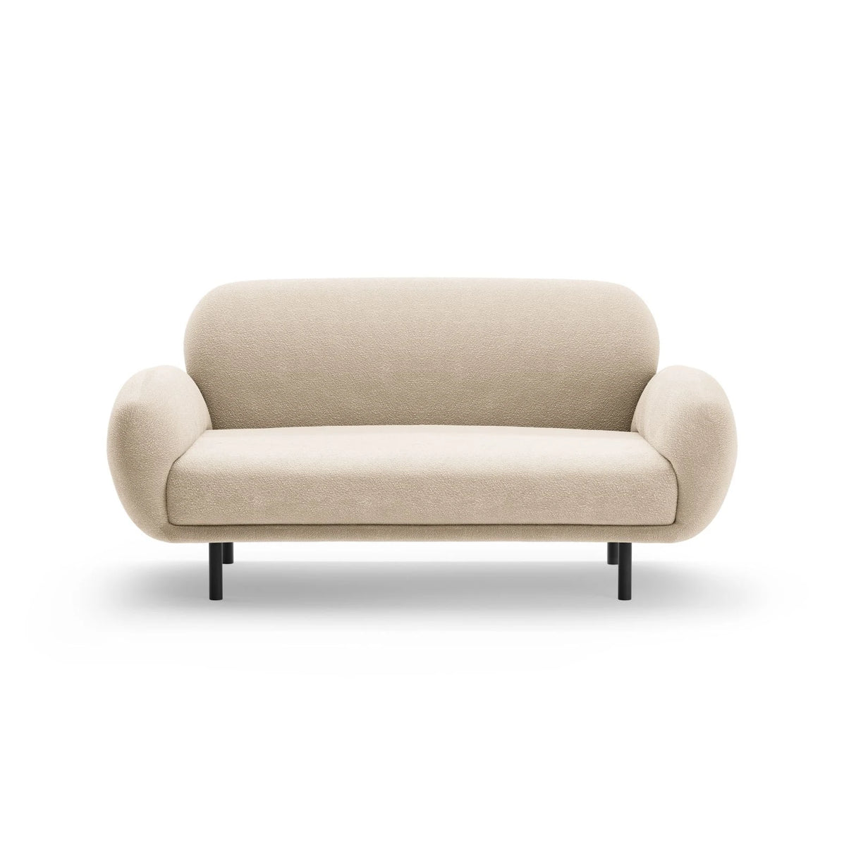 Poppy 2-Sitzer Sofa aus Boucle (Baloo 2074) in Beige, 148x72 cm – Bild 3