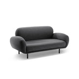 Poppy 2-Sitzer Sofa aus Boucle (Baloo 2083) in Dunkelgrau, 148x72 cm – Bild 4