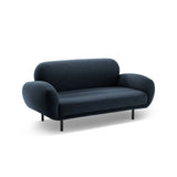 Poppy 2-Sitzer Sofa aus Boucle (Baloo 2088) in Dunkelblau, 148x72 cm – Bild 4