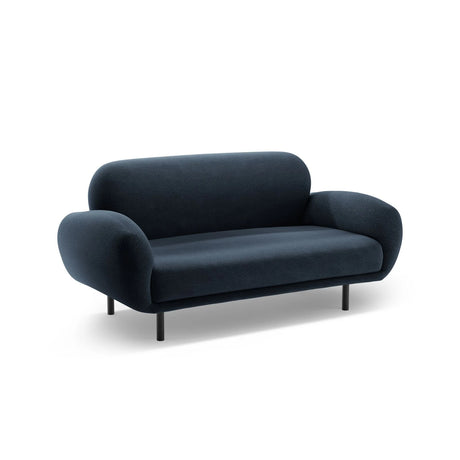 Poppy 2-Sitzer Sofa aus Boucle (Baloo 2088) in Dunkelblau, 148x72 cm – Bild 4