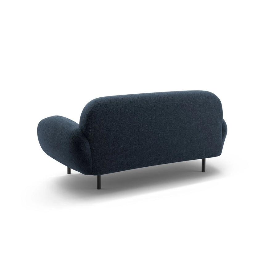 Poppy 2-Sitzer Sofa aus Boucle (Baloo 2088) in Dunkelblau, 148x72 cm – Bild 5