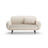 Poppy 2-Sitzer Sofa aus Chenille (SILENCIO 06) in Leichtes Beige, 148x72 cm – Bild 1