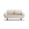 Poppy 2-Sitzer Sofa aus Chenille (SILENCIO 06) in Leichtes Beige, 148x72 cm – Bild 1