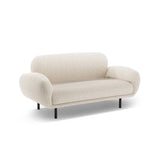 Poppy 2-Sitzer Sofa aus Chenille (SILENCIO 06) in Leichtes Beige, 148x72 cm – Bild 4