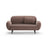 Poppy 2-Sitzer Sofa aus Chenille (SILENCIO 27) in Braun, 148x72 cm – Bild 1